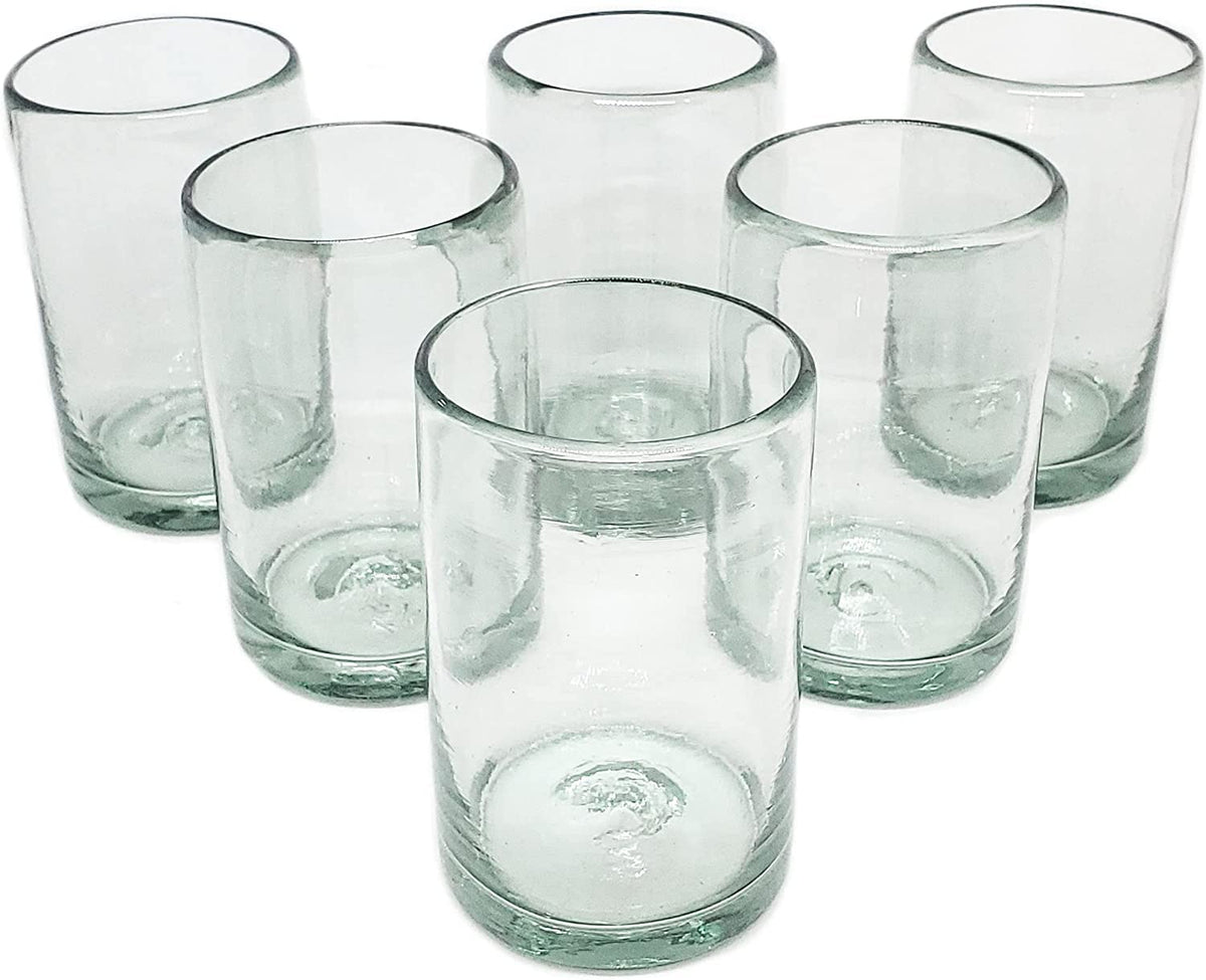 Hand-Blown Glassware Set With Artisan Finish