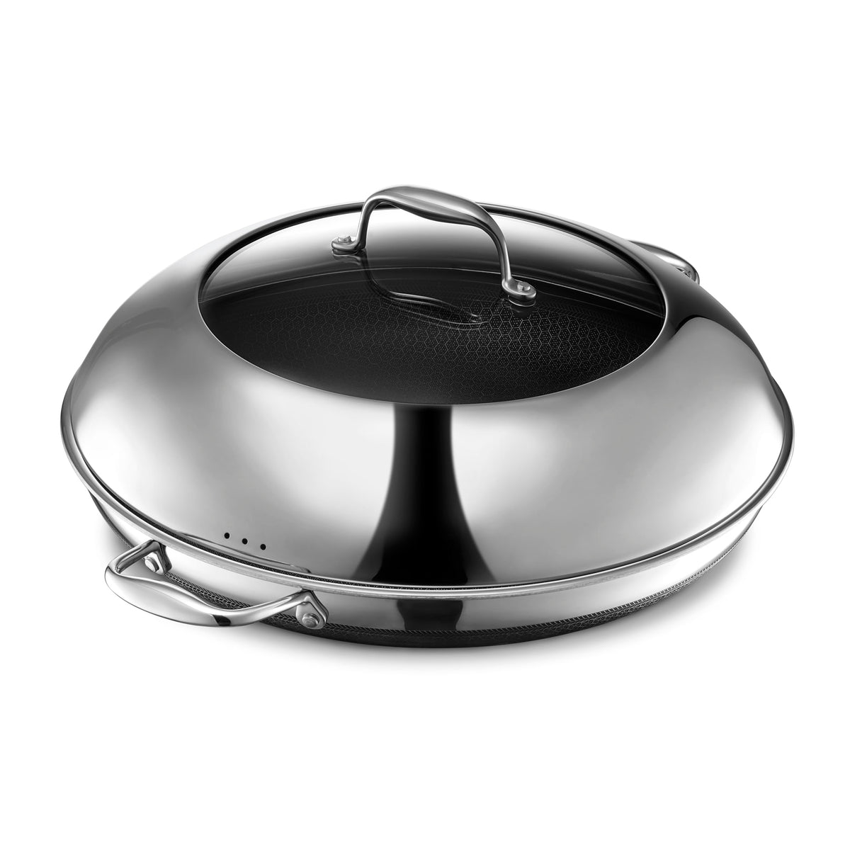 Frying Pan Set With Hybrid Stainless Steel