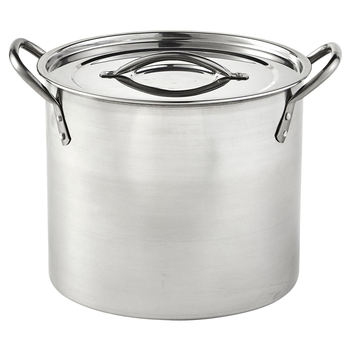 Stainless Steel Stock Pot With Secure-Fit Lid