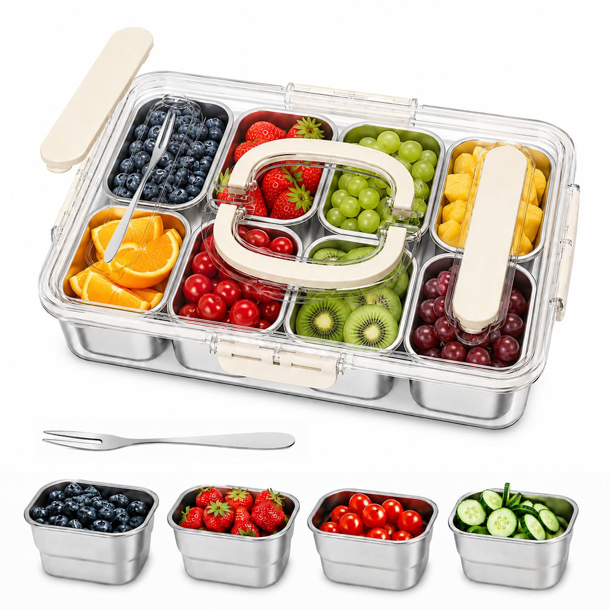Airtight Storage Container Set With Clear Design