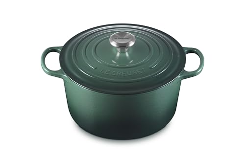 Deep Round Cast Iron Oven With Enameled Finish