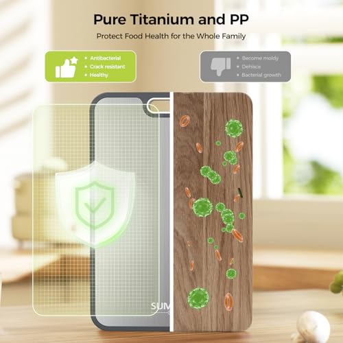 Titanium Cutting Board With Dual-Surface Design