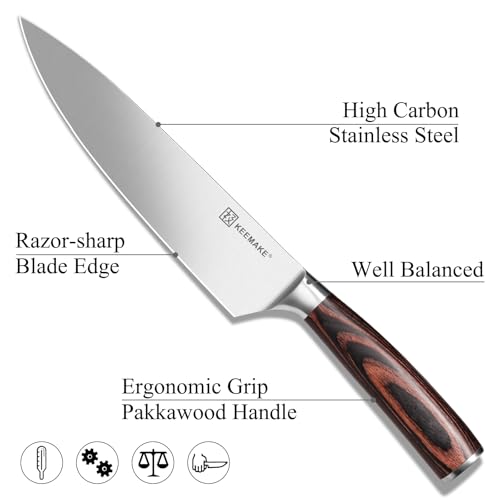 High-Carbon Steel Knife Set With Precision Edge
