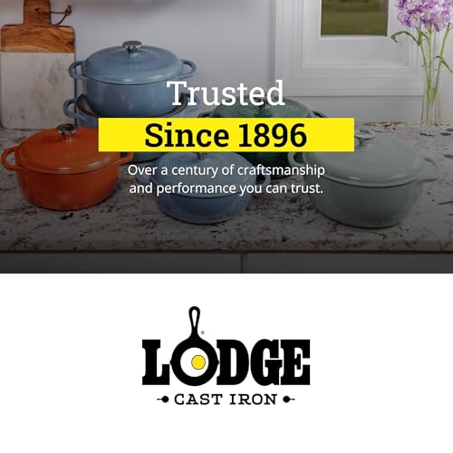 Enamel Cast Iron Dutch Oven With Moisture-Seal Lid