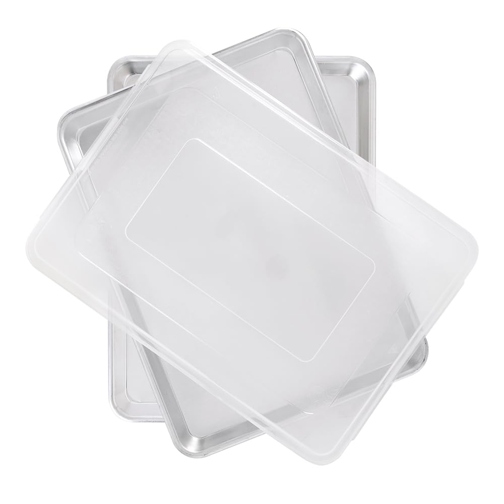 Aluminum Half Sheet Pan Set With Natural Finish