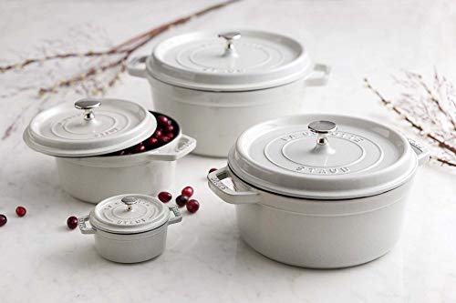 Round Cast Iron Dutch Oven With Enameled Interior