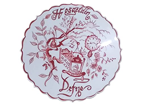 Personalized Ceramic Plate With Hand-Painted Detail