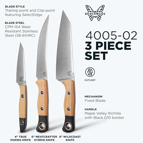 Culinary Knife Set With CPM-154 Steel Blades