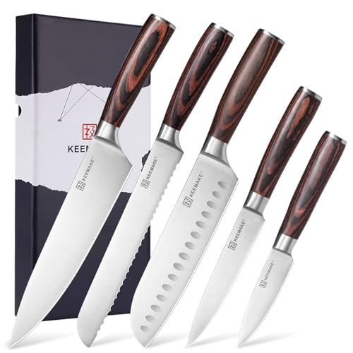 High-Carbon Steel Knife Set With Precision Edge