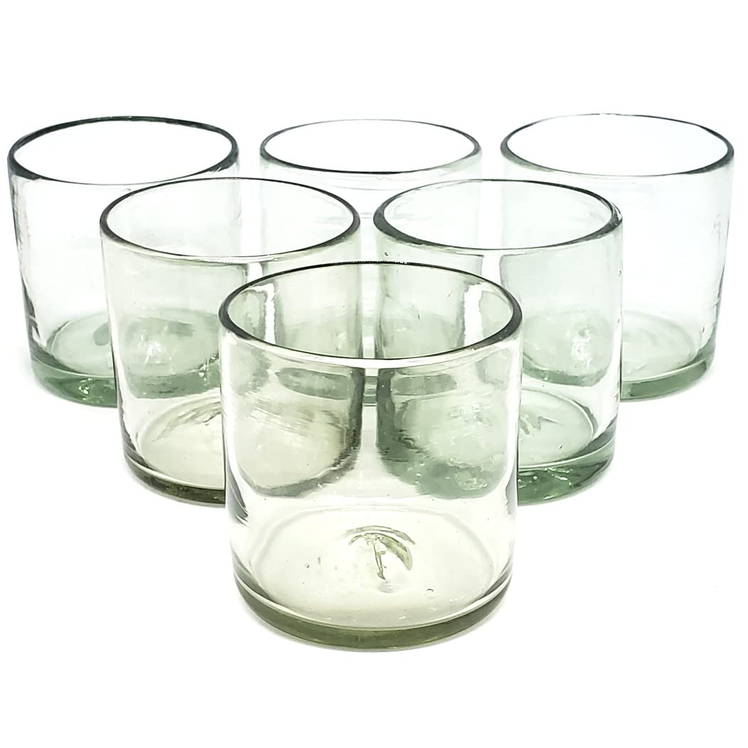 Hand-Blown Glassware Set With Artisan Finish