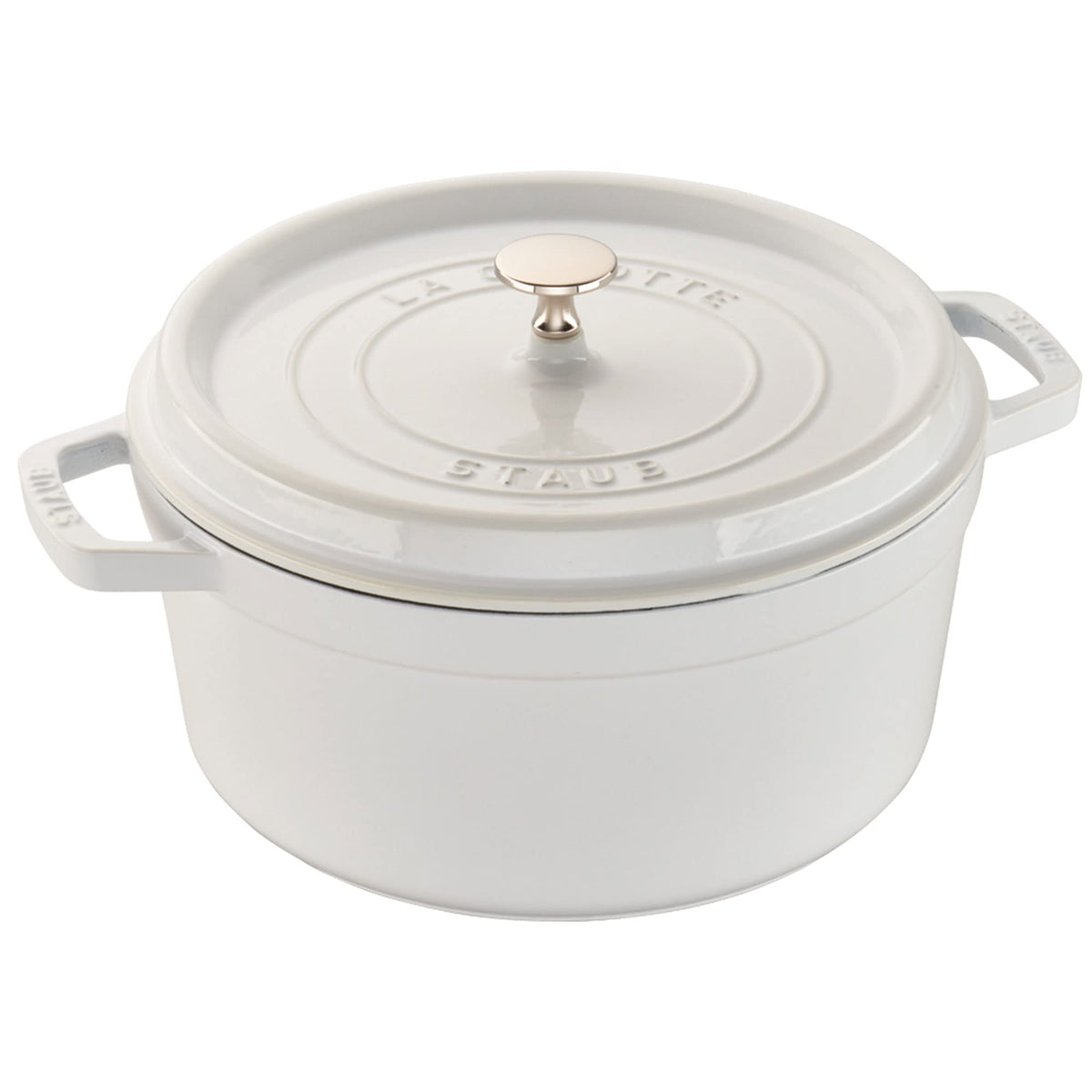 Round Cast Iron Dutch Oven With Enameled Interior