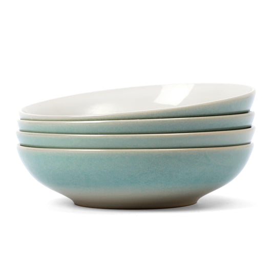 Pasta Bowl Set With Coastal-Inspired Finish