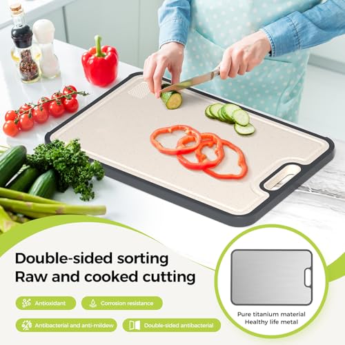 Titanium Cutting Board With Dual-Surface Design