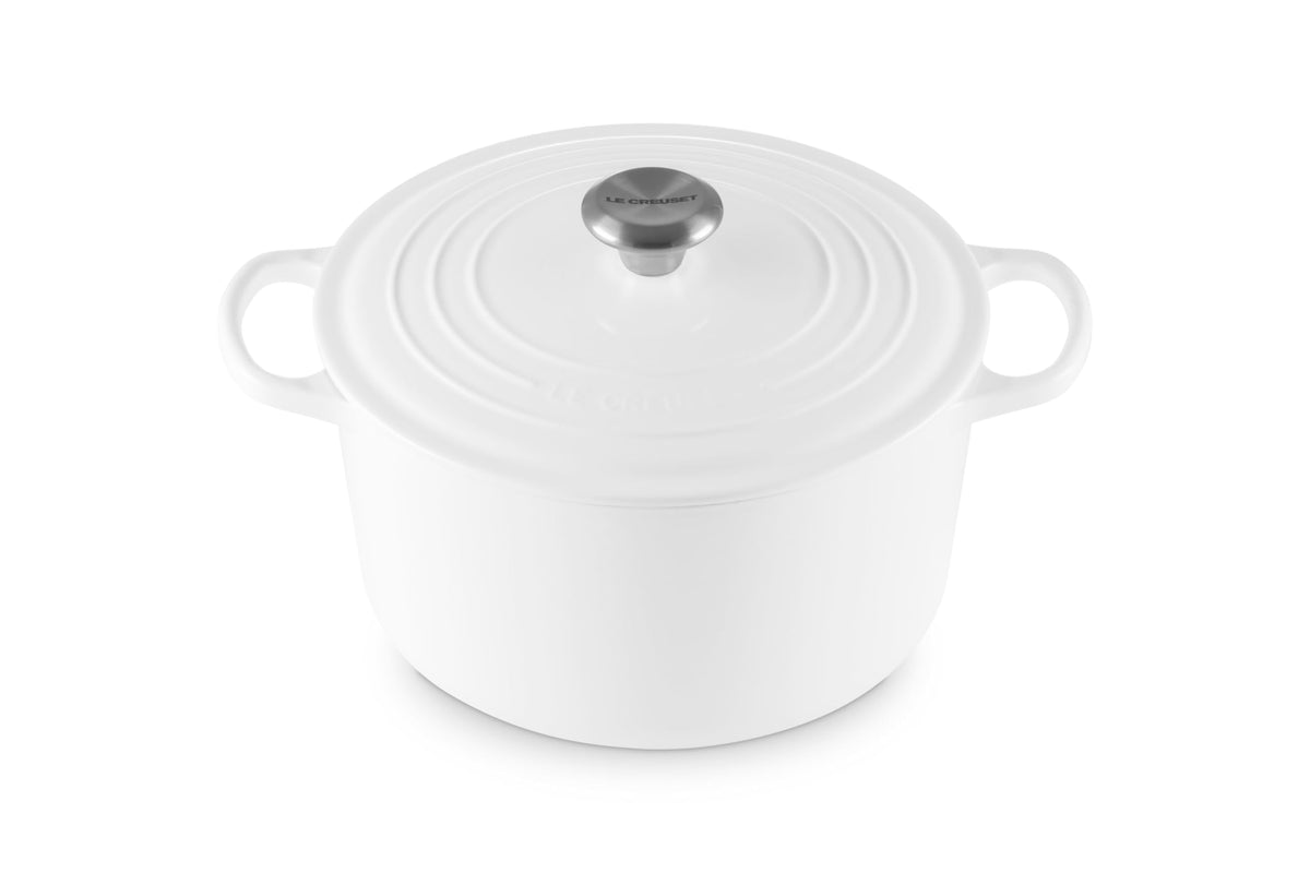 Deep Round Cast Iron Oven With Enameled Finish