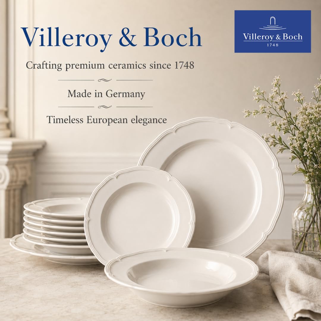 Creamy White Dinnerware Set With Sculpted Details