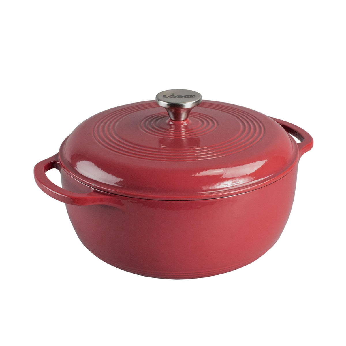 Enamel Cast Iron Dutch Oven With Moisture-Seal Lid