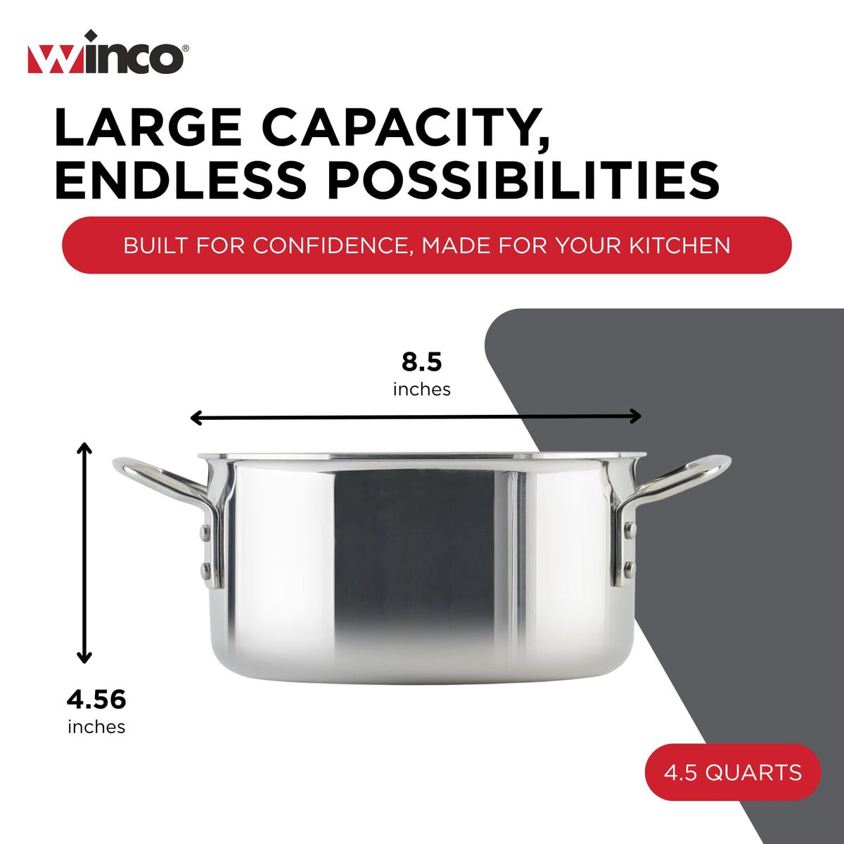 Commercial Stockpot With Heavy-Duty Construction
