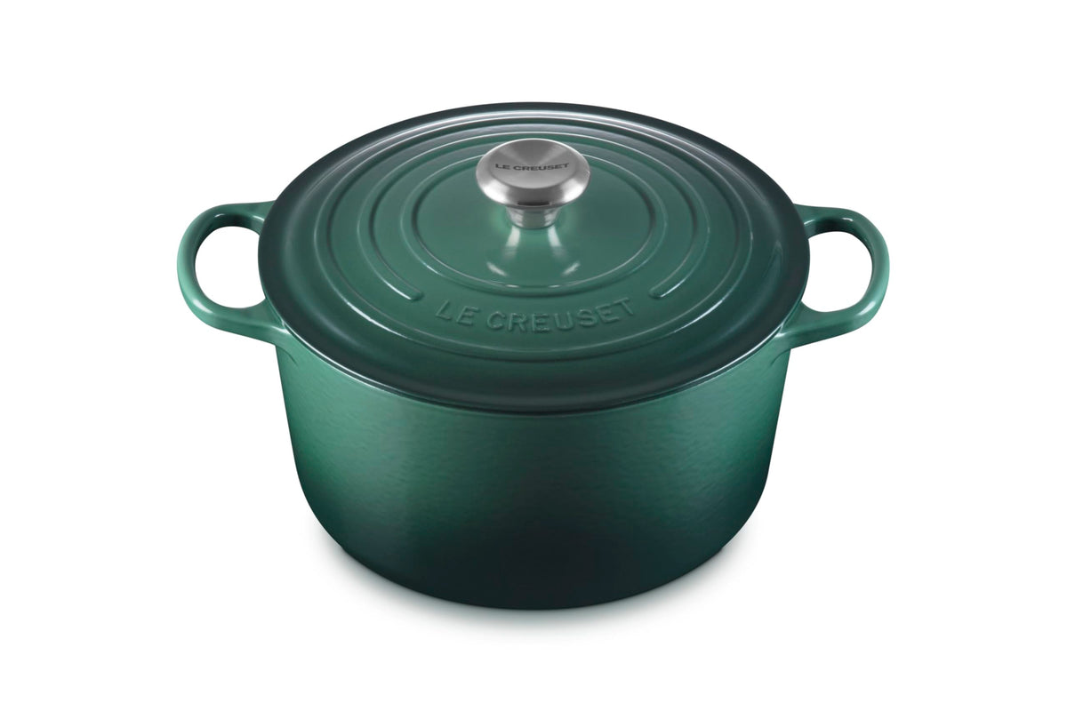 Deep Round Cast Iron Oven With Enameled Finish