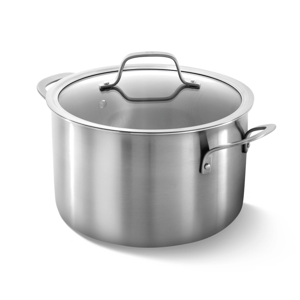 Tri-Ply Stainless Steel Cookware Set With Brushed Finish