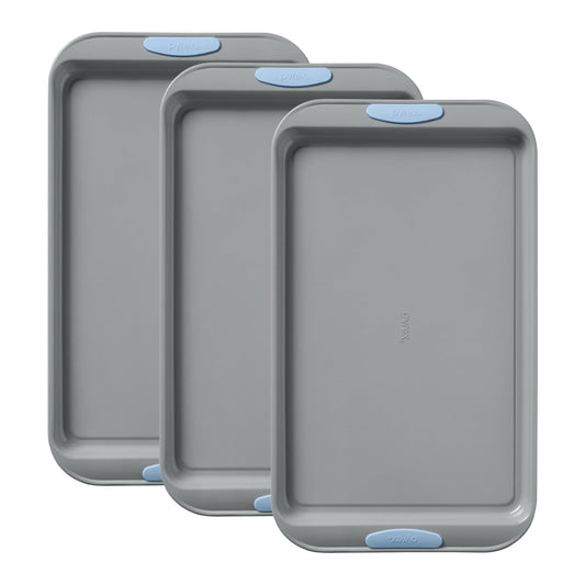 Stainless Steel Bakeware Set With Silicone Handles
