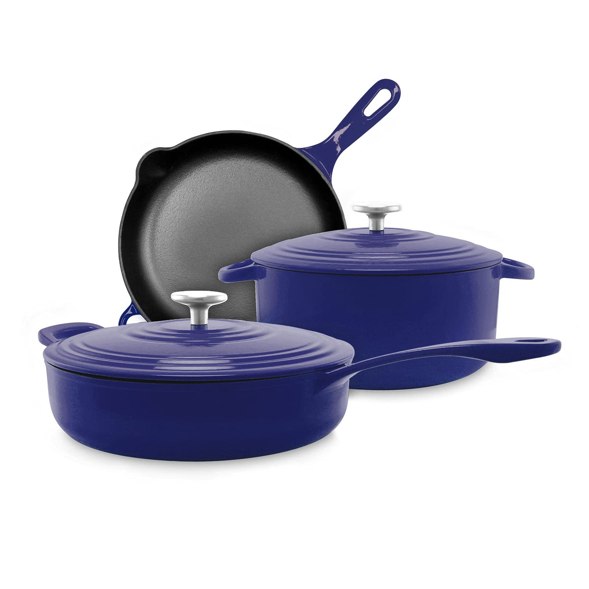 Enameled Cast Iron Cookware With Durable Finish