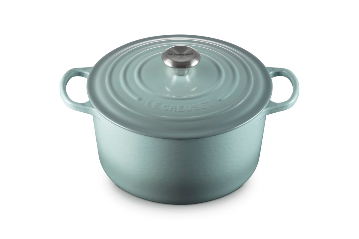 Deep Round Cast Iron Oven With Enameled Finish