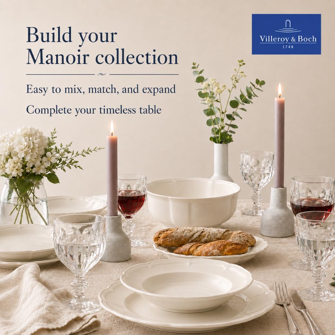 Creamy White Dinnerware Set With Sculpted Details