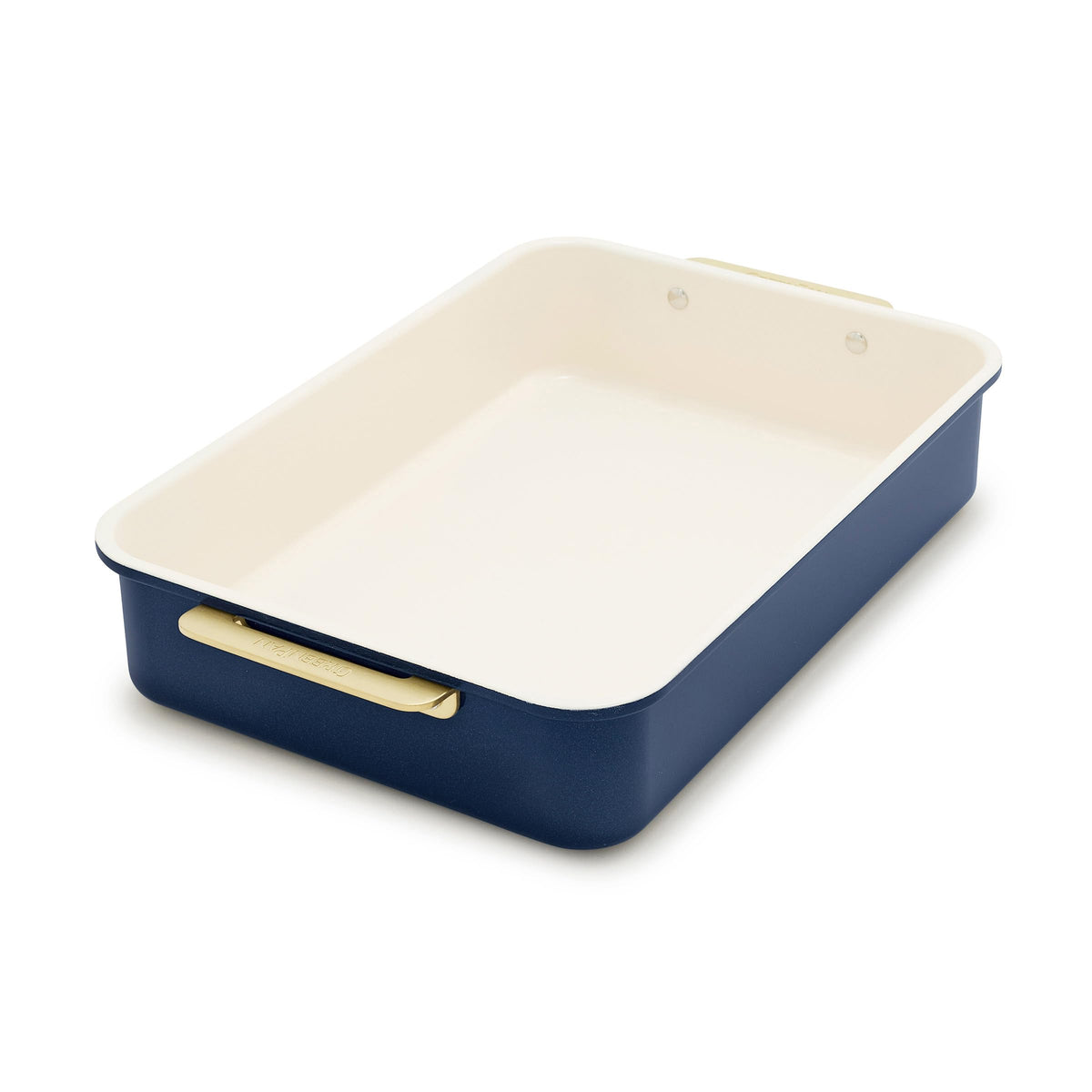 Ceramic Bakeware Set With Refined Gold Handles