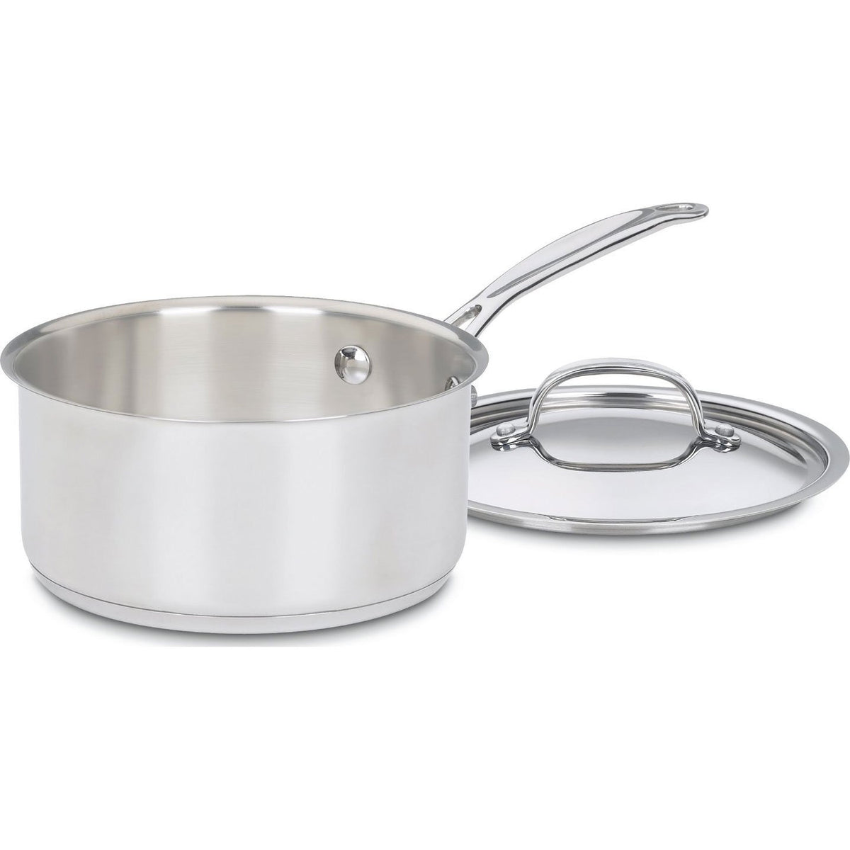 Stainless Steel Cooking Pot With Polished Finish