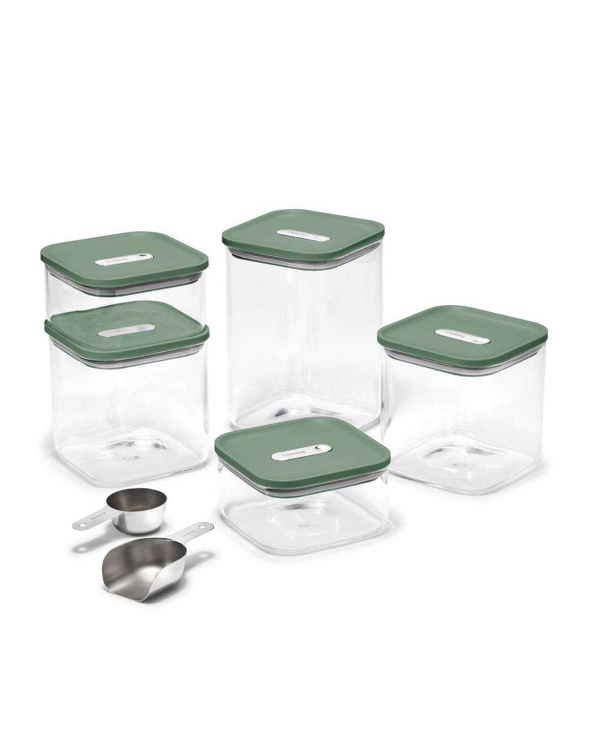 Glass Food Storage Set With Airtight Lids