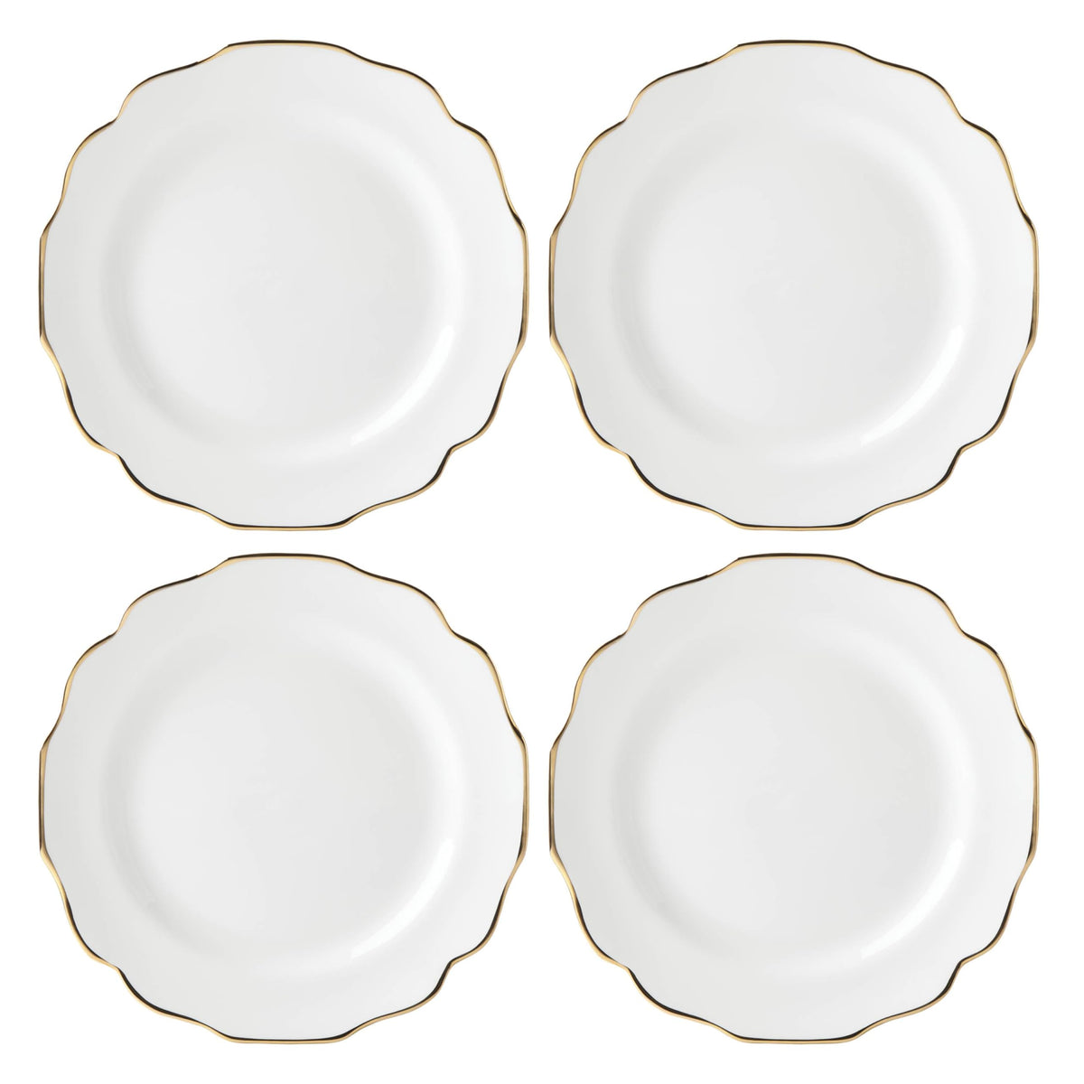 Luxe Accent Plate With Contemporary Gold Detail