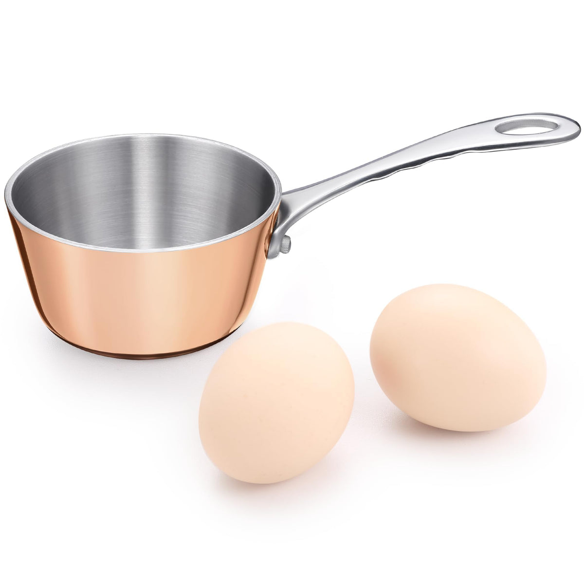 Tri-Ply Stainless Steel Saucepan for Even Heating