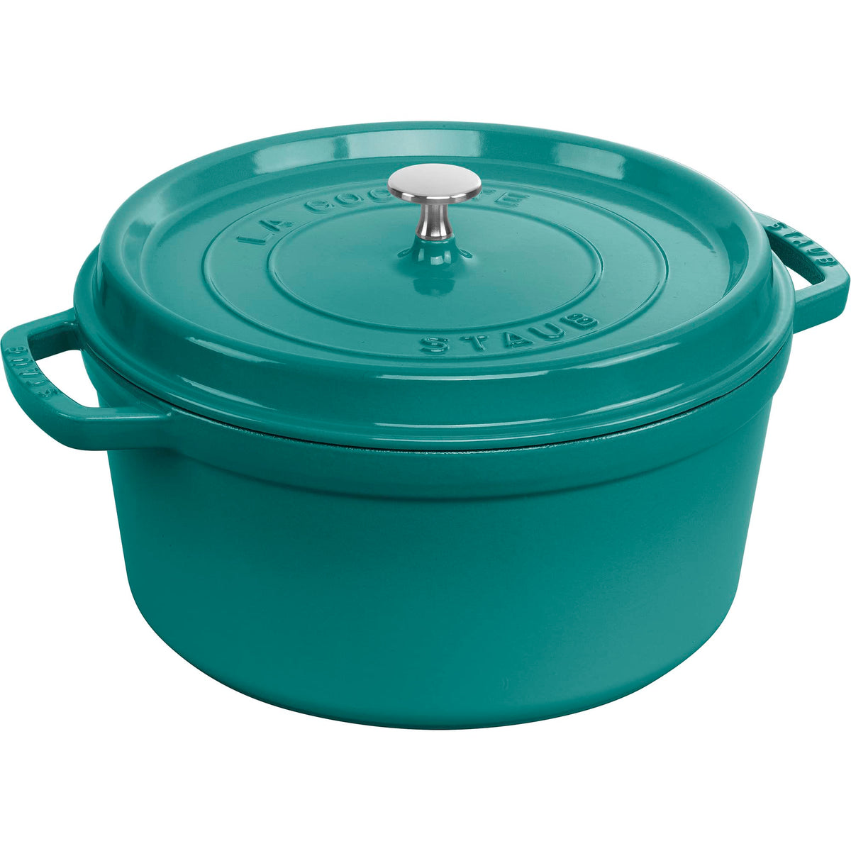 Round Cast Iron Dutch Oven With Enameled Interior