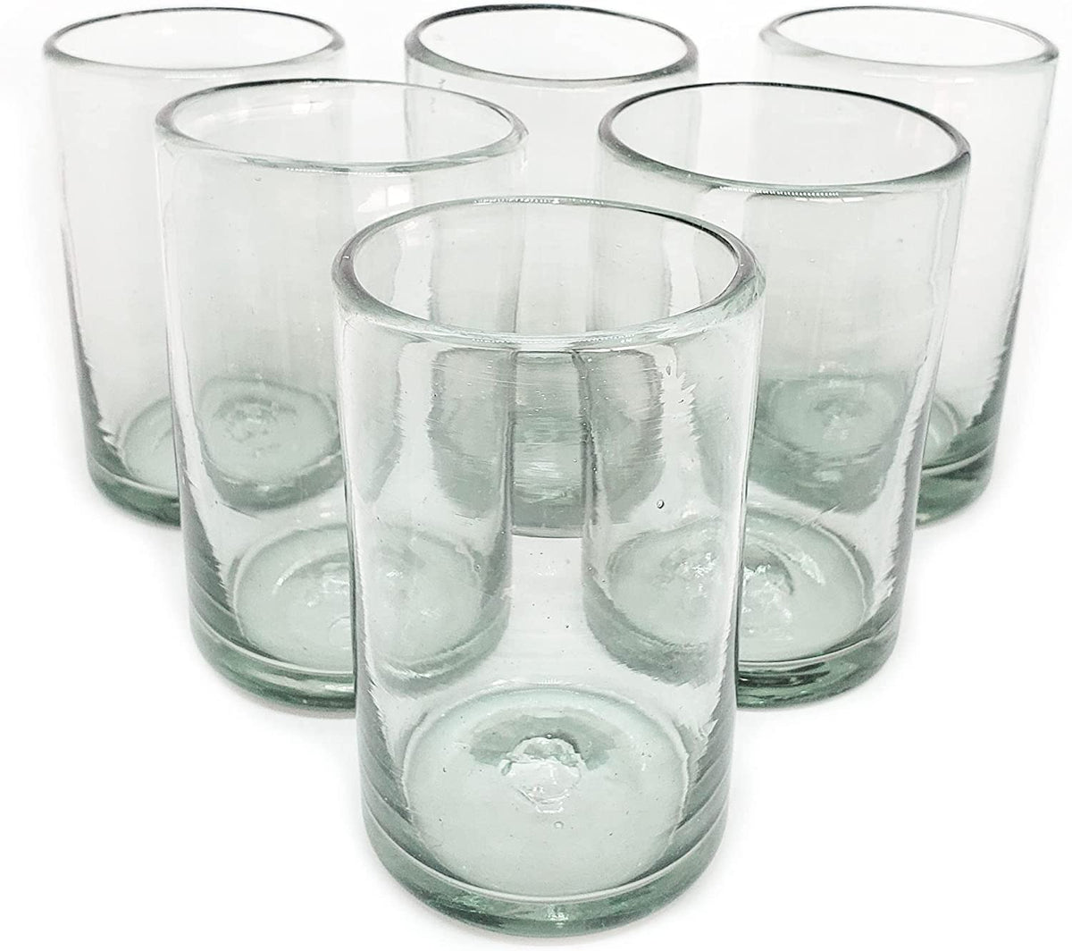 Hand-Blown Glassware Set With Artisan Finish