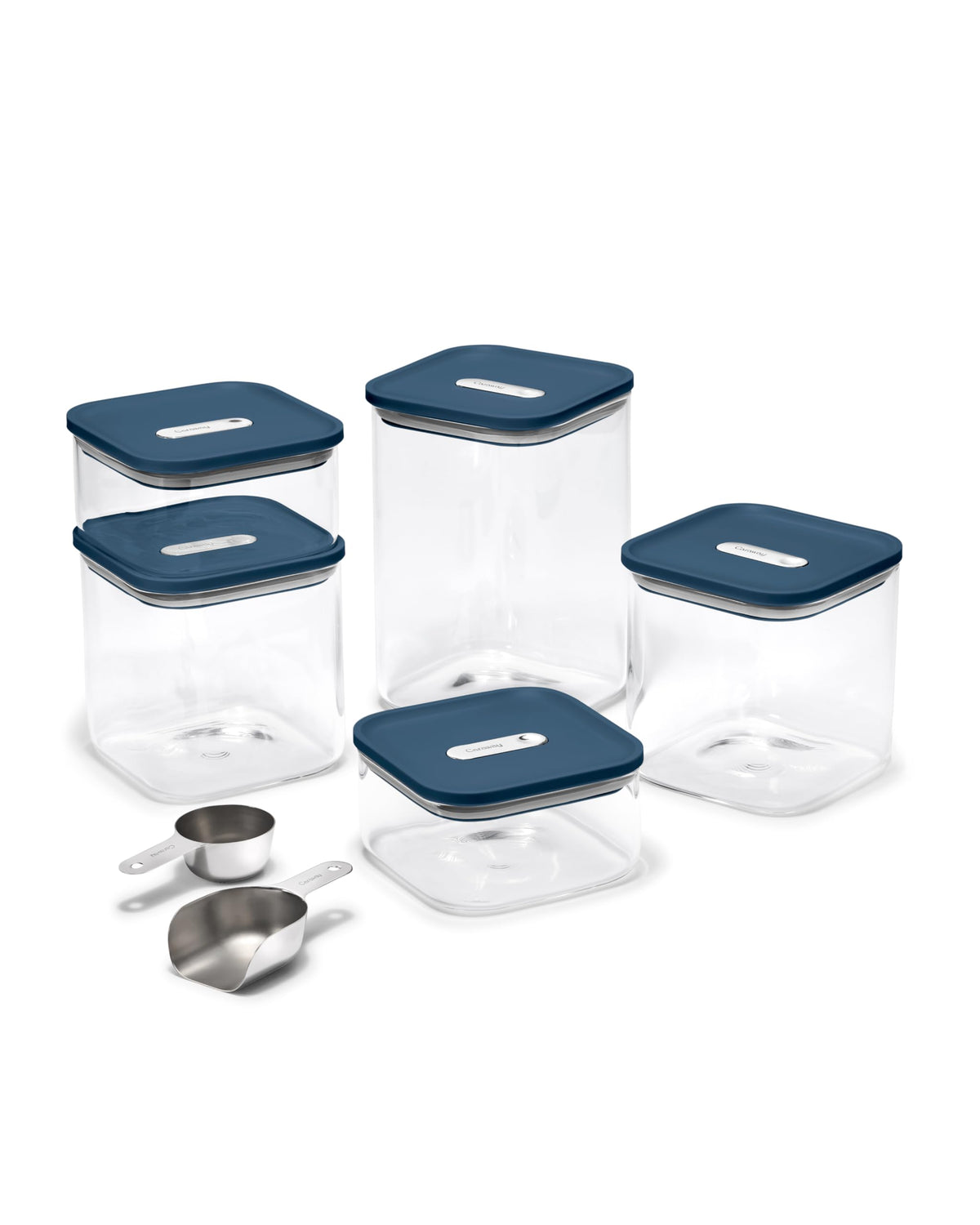 Glass Food Storage Set With Airtight Lids