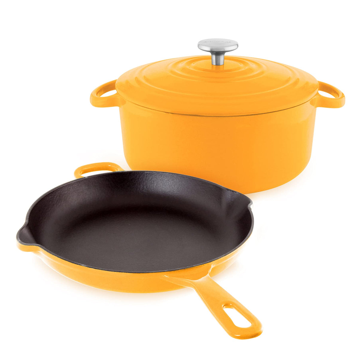 Enameled Cast Iron Cookware With Durable Finish