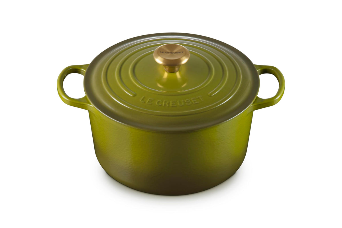 Deep Round Cast Iron Oven With Enameled Finish