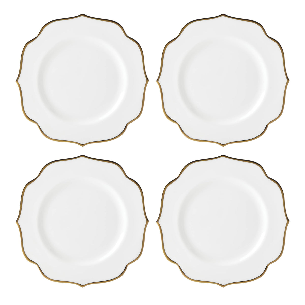 Luxe Accent Plate With Contemporary Gold Detail