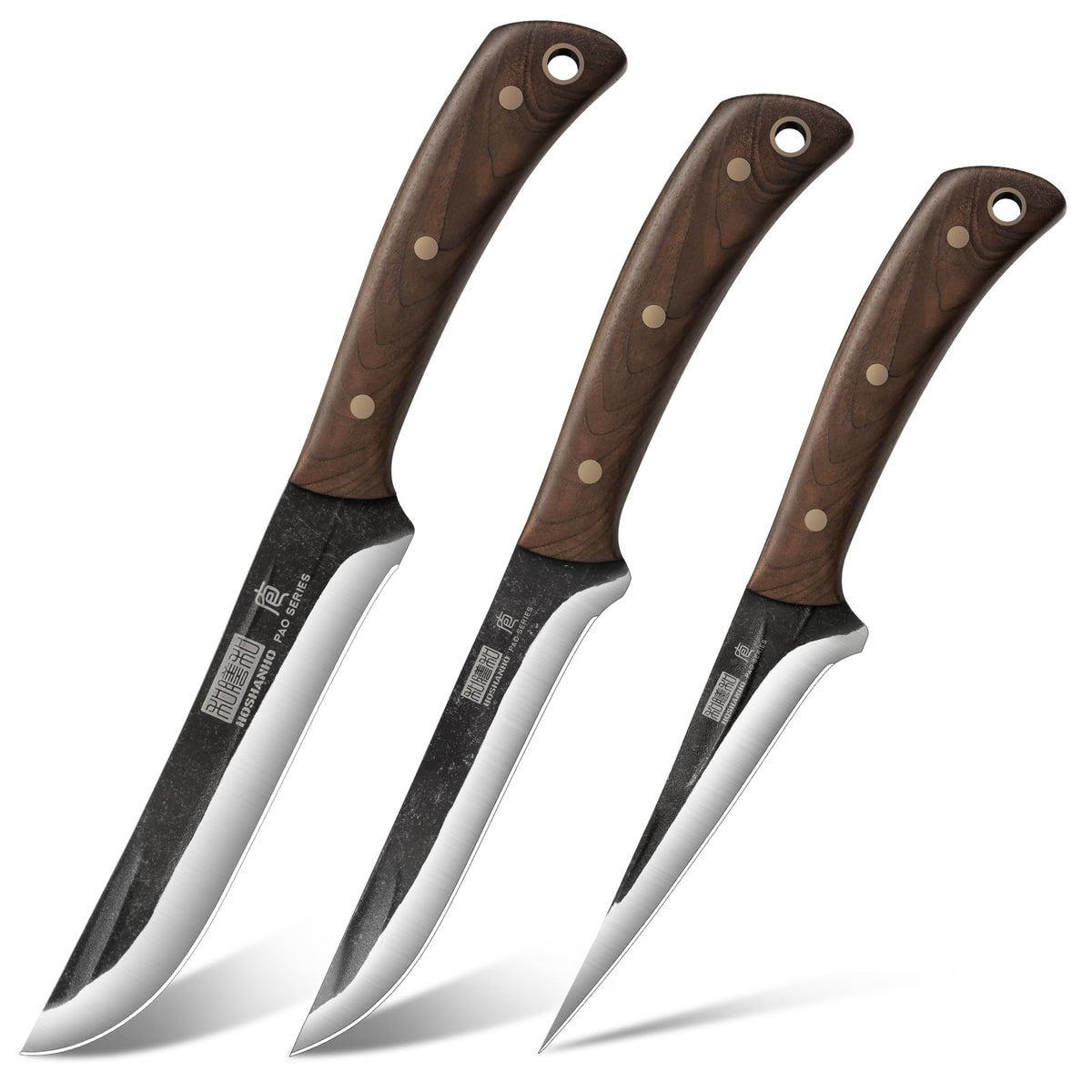 Butcher Knife Set With Precision Steel Blades