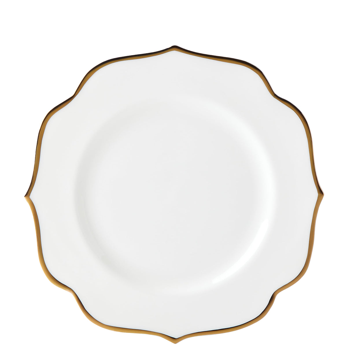 Luxe Accent Plate With Contemporary Gold Detail