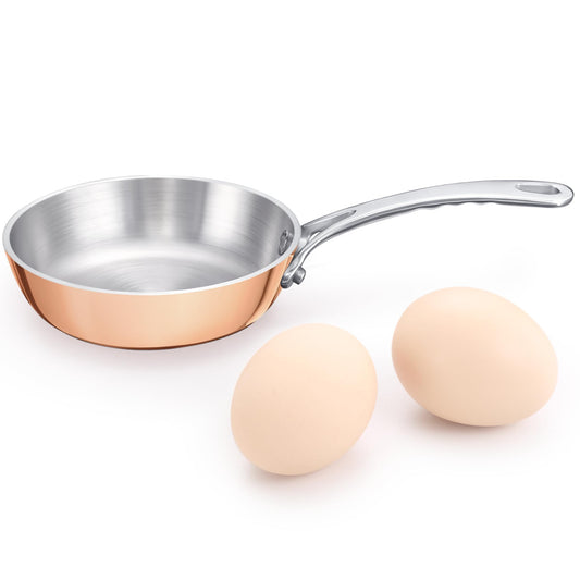 Tri-Ply Stainless Steel Saucepan for Even Heating