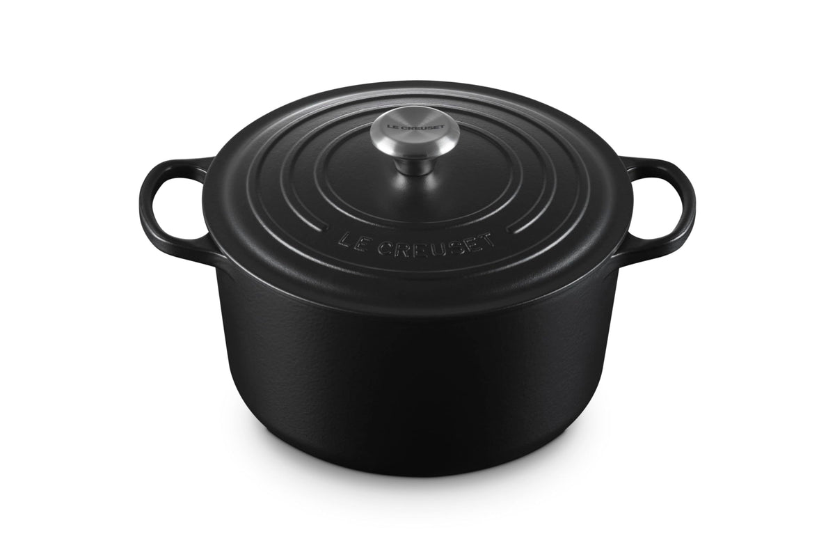 Deep Round Cast Iron Oven With Enameled Finish