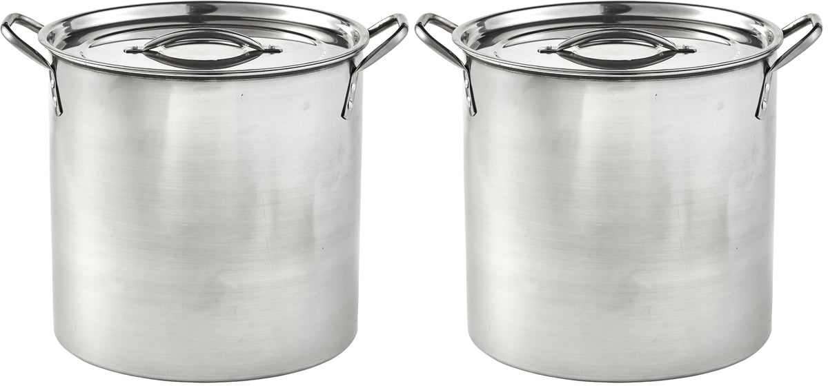 Stainless Steel Stock Pot With Secure-Fit Lid