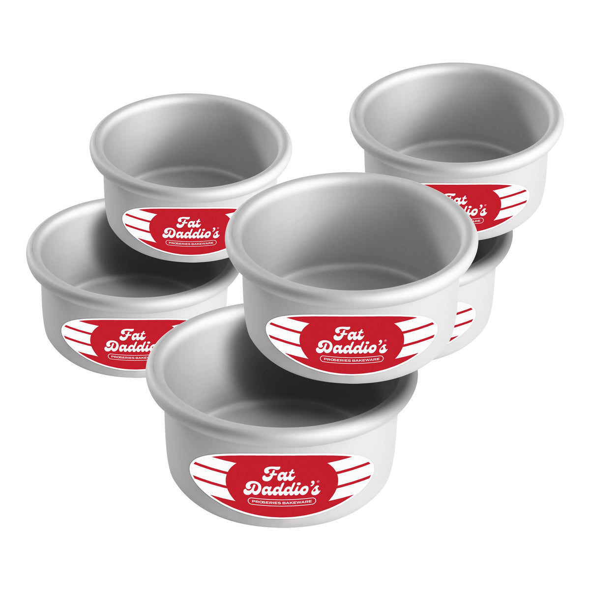 Anodized Aluminum Cake Pan Set for Even Baking