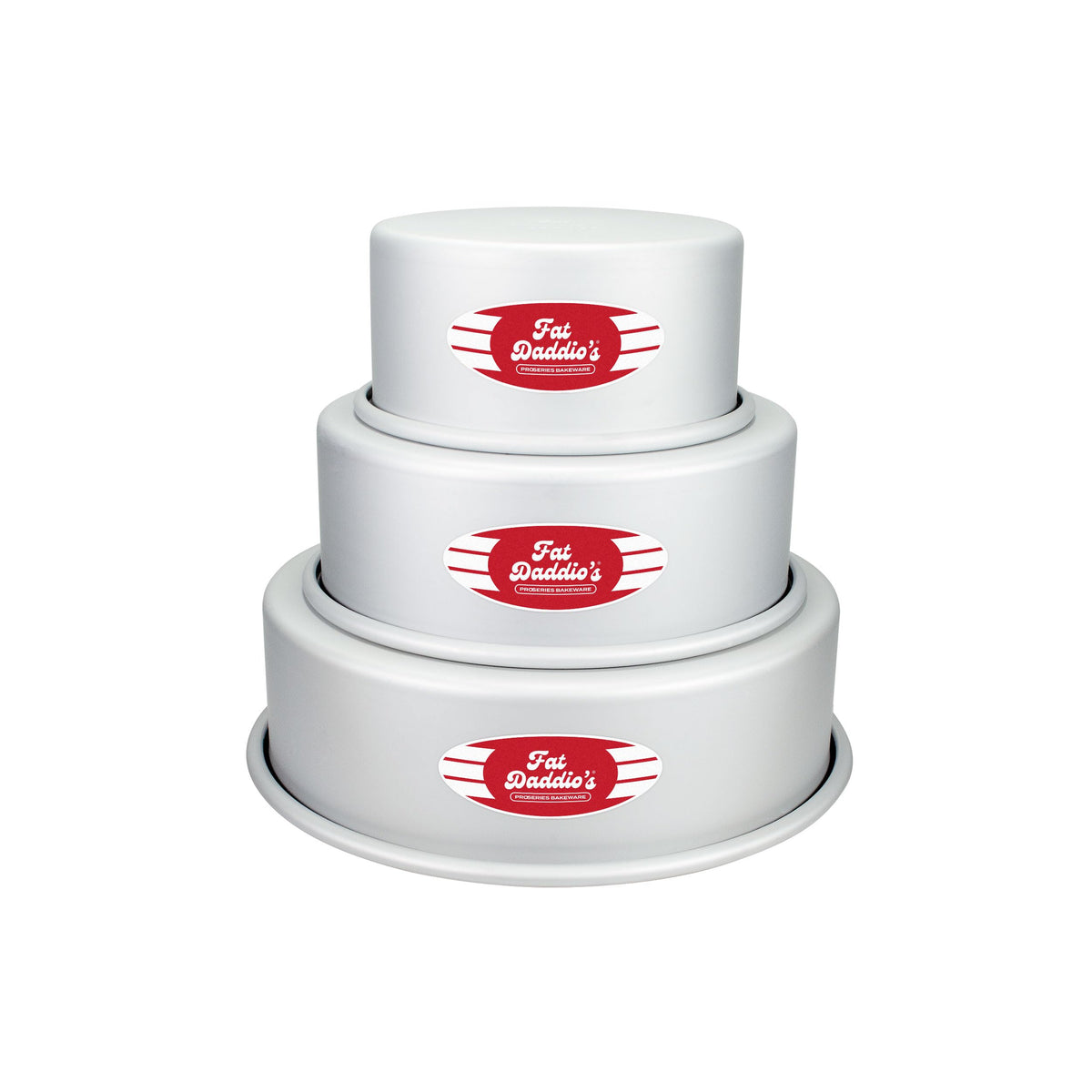 Anodized Aluminum Cake Pan Set for Even Baking