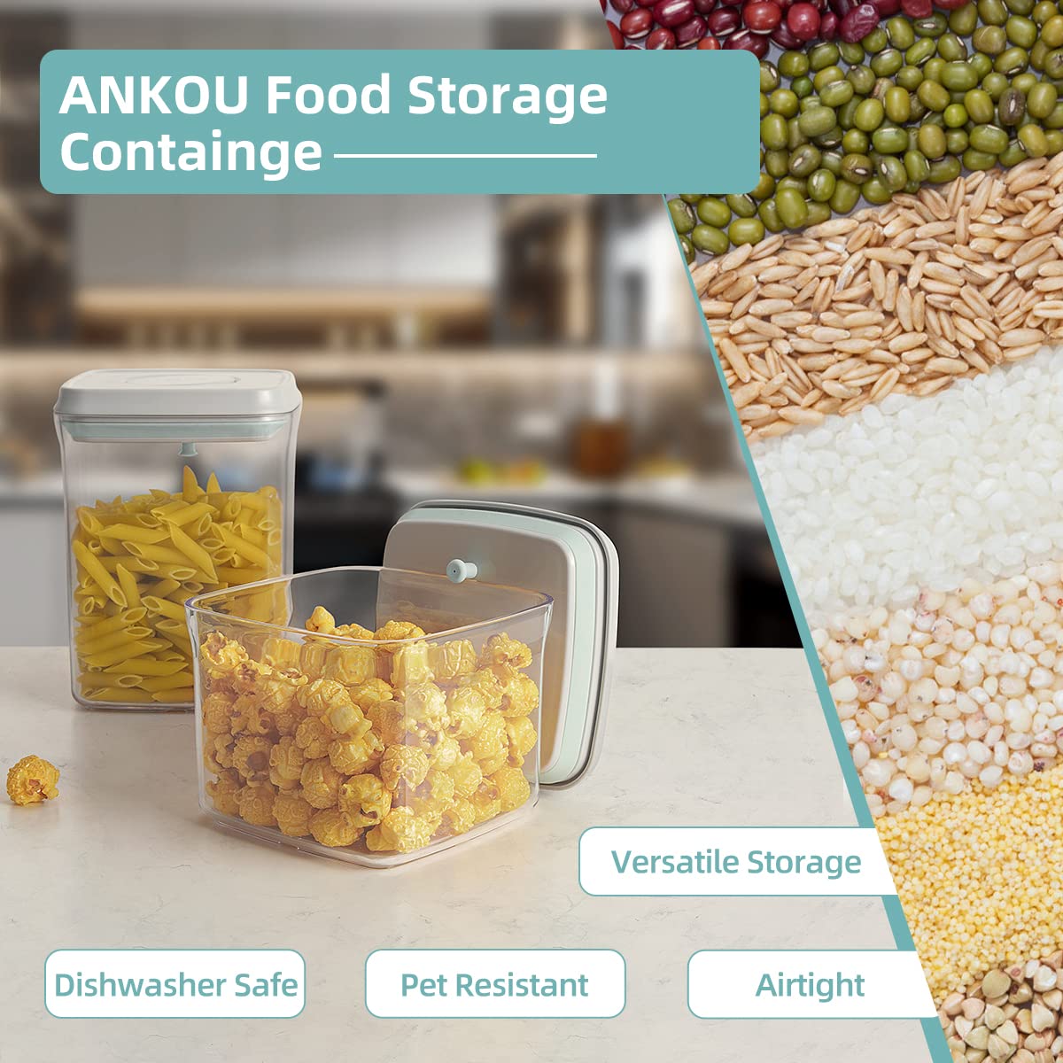 Airtight Storage Container Set With Clear Design