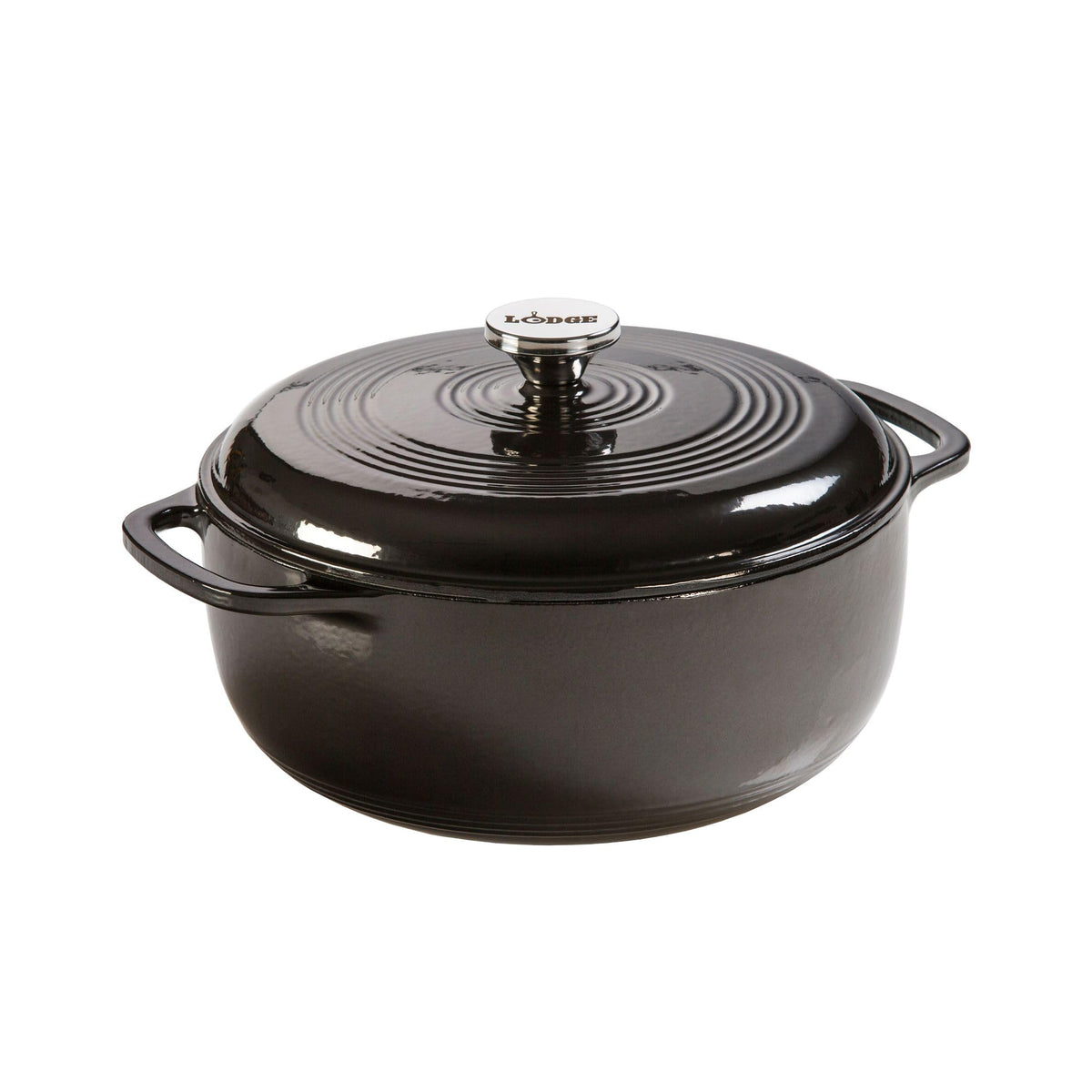 Enamel Cast Iron Dutch Oven With Moisture-Seal Lid
