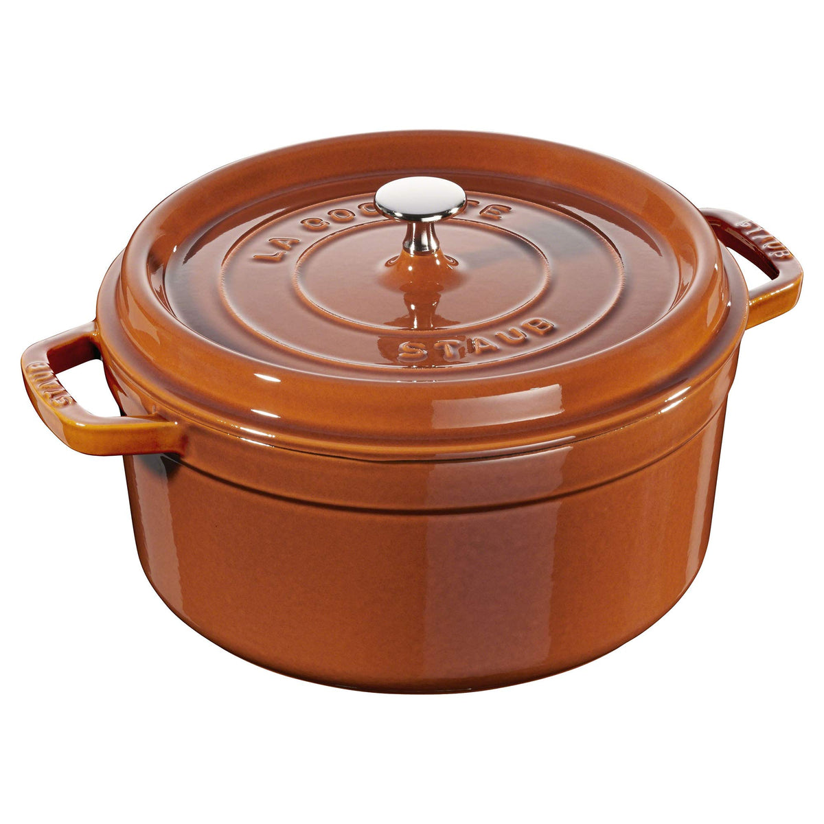 Round Cast Iron Dutch Oven With Enameled Interior