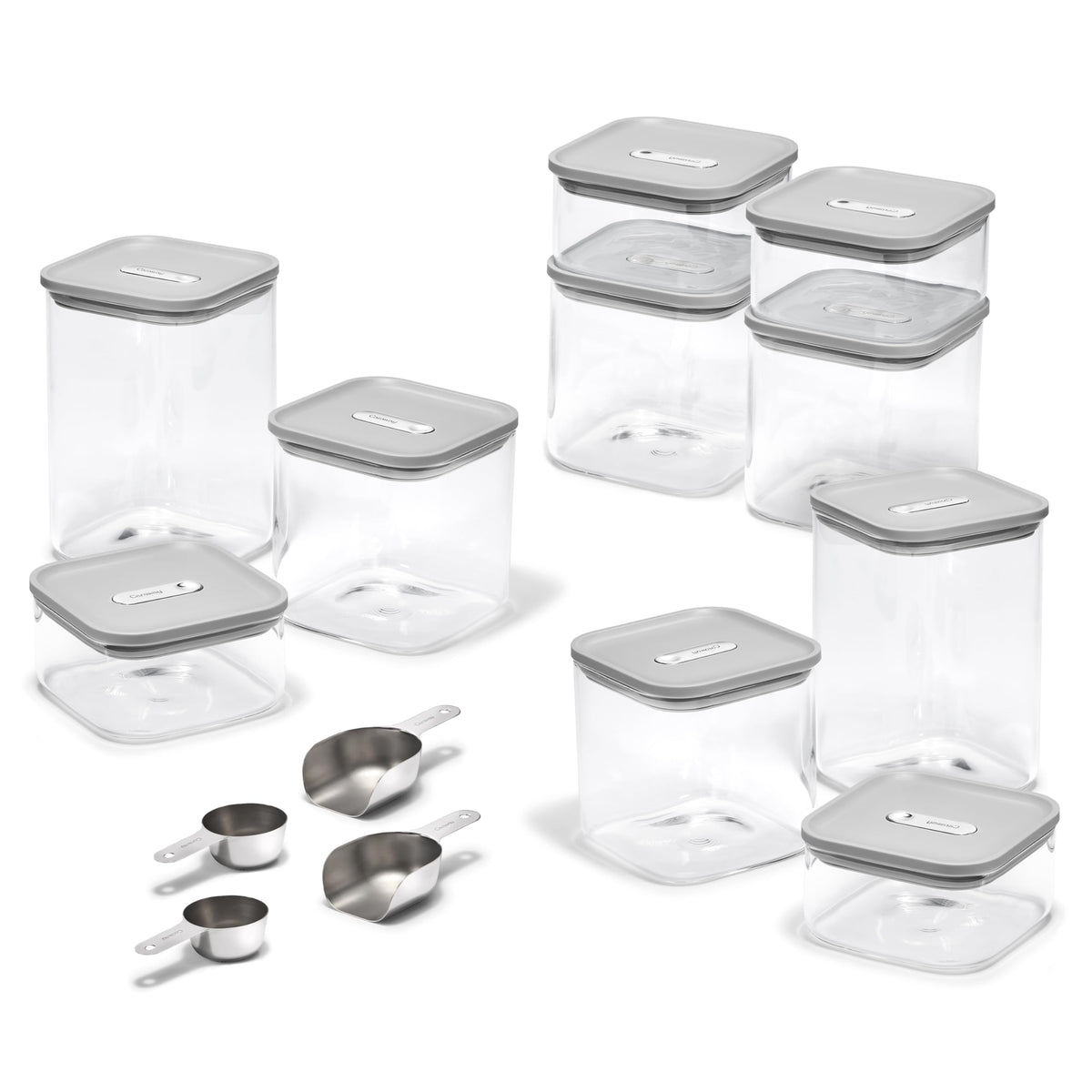 Glass Food Storage Set With Airtight Lids
