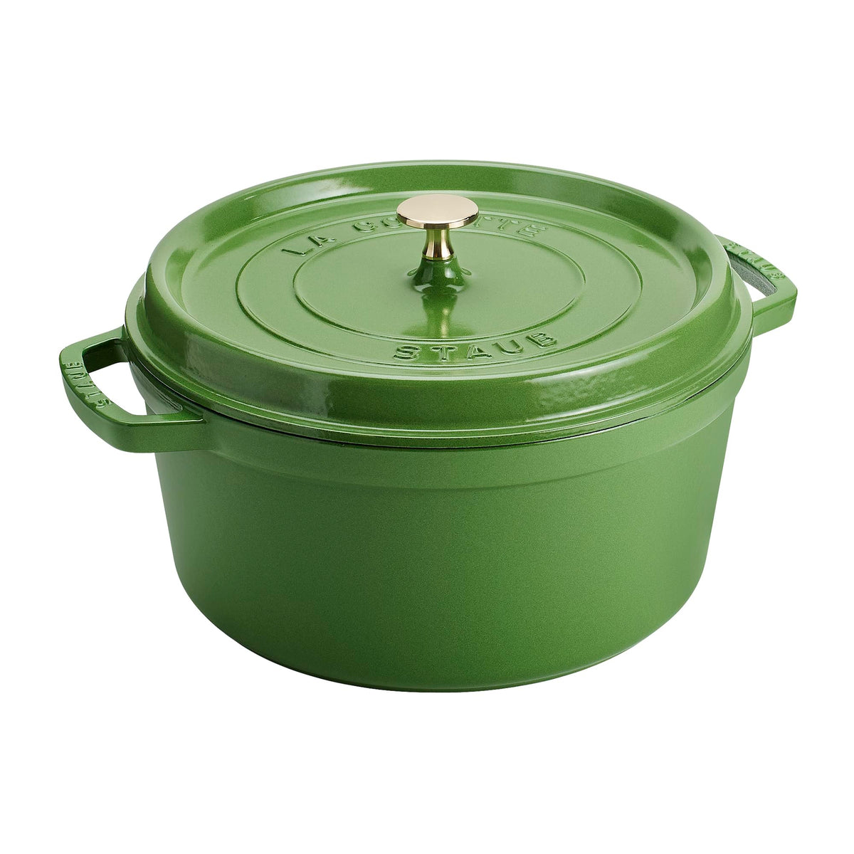 Round Cast Iron Dutch Oven With Enameled Interior